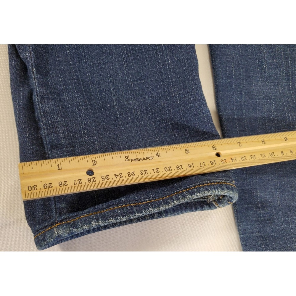 True Religion Straight Leg Denim Blue Jeans Size 26 Inseam 30/31 Lot of 2 - Picture 7 of 8